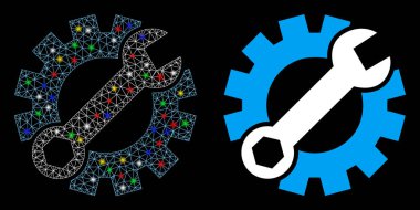 Fişek Ağı Ağı Ayar Araçları Simgesi Fişek Benekli