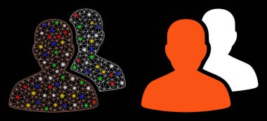 Izgara Kabartma Hastaları Simgesi İşaret Lekeli Simge