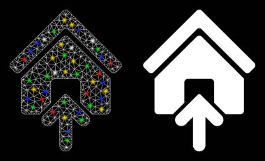 Fişek Benekli Ağ Yapılandırma Giriş Simgesini Patlat