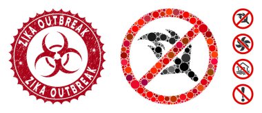 Mozaik Havasızlık Kazaları Tehlike Zika Salgını Mührü İkonası