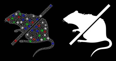 Parlak Izgara Ağı Işıklı Fareleri Durdur