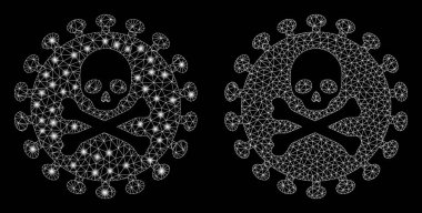 Parlak Ağlı Leke Ölü Virüsü Fişekli Leke