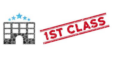 Hotel Stars Mozaik ve Grunge Birinci Sınıf Mühür