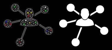 Fişek Lekesi Kullanıcı İlişkileri Simgesini Benekli Fişek Olarak Fişek Oluştur