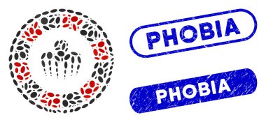 Çizik Fobi Damgalı Elips Mozaik Hortlak Kumarhanesi