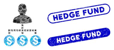 Dokulu Yatırım Fonu Damgalı Dikdörtgen Kolajı İstemcisi Ödemeleri