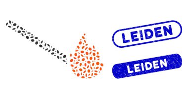 Elips Mozaik Alevi Dokulu Leiden Filigranı ile Eşleşir