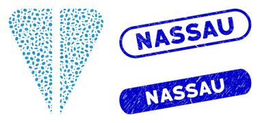 Nassau Mühürlü Elips Kolajı Ton Para Birimi