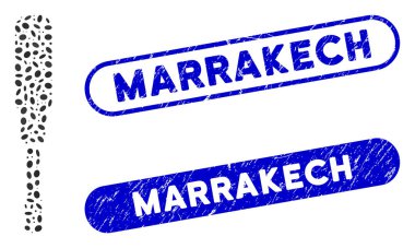 Oval Kolaj Tornavidayla Tehlike Marakeş Mührü