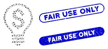 Sıkıntılı Oval Mozaik Patenti Sadece Adil Kullanım Damgaları