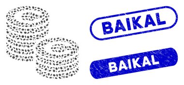 Oval Mozaik Avrupa Para Kolonları Dokulu Baykal Filigranı