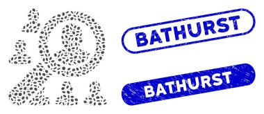 Elips Mozaiği Grunge Bathurst Filigranlı Kullanıcı Bul