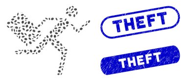 Tehlike Filigranı Elips Kolaj Kuryesi