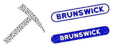 Brunswick Mühürlü Elips Mozaik Madencilik Çekici