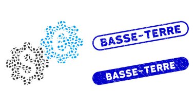 Eliptik Mozaik Finansal Mekanikleri Baslı Termik Mühürlerle
