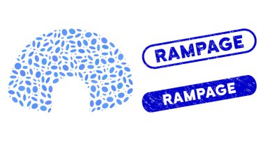 Oval Mosaic Igloo with Textured Rampage Seals