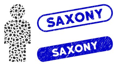 Dokulu Saksonya Mührü olan Noktalı Mozaik Kişisi