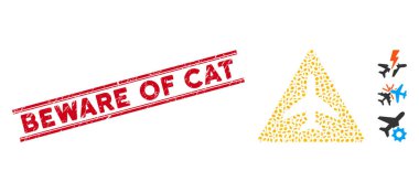 Kolaj Uçağı Sorunlu Kedi Hattı Damgasına Dikkat