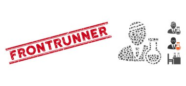 Distress Frontrunner Line Seal with Mosaic Sick Chemist Icon