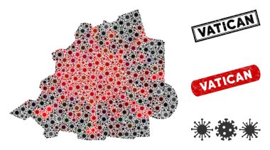Coronavirus Kolajı Vatikan Haritası