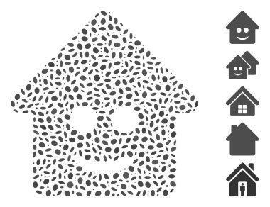 Elips Kolajı Mutlu Ev