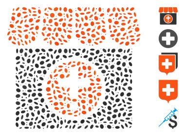 Oval Mosaic Drugstore