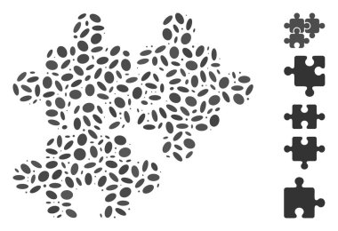 Noktalı Kolaj Bulmaca Elementleri