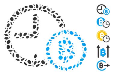 Oval Mozaik Bitcoin Kredi Saati