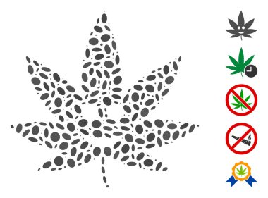 Noktalı Kolaj Mutlu Kenevir