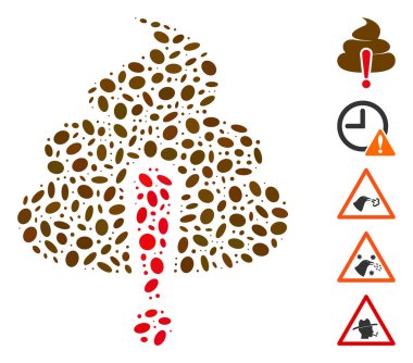 Ellipse Collage Shit Caution