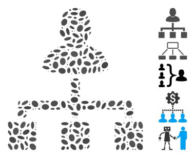 Oval Collage User Hierarchy