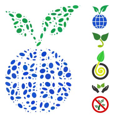 Dot Mosaic Global Sprout