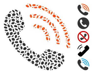 Ellipse Collage Phone Call