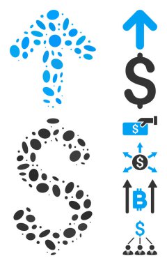 Dotted Mosaic Send Dollar