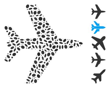 Dot Mosaic Aircraft