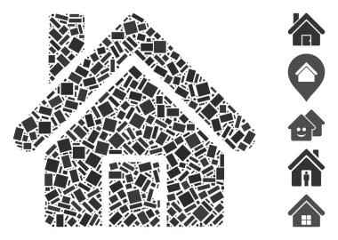 Dotted Collage House