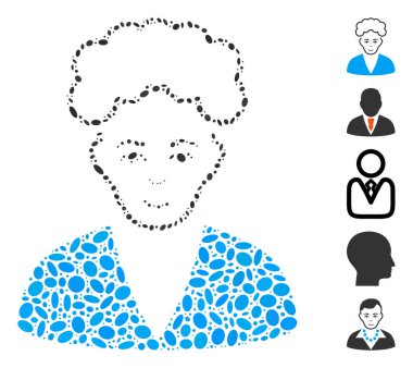 Dotted Mosaic Blonde Boy