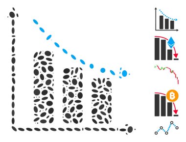 Dotted Collage Negative Trend