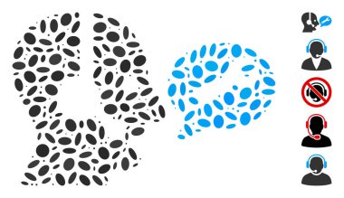 Ellipse Collage Operator Service Message