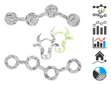 Dash Mozaik Sığır Noktalı Grafikleri