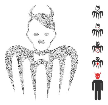 Hatch Mosaic Hitler Spectre Devil Icon