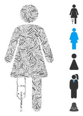 Dash Kolaj Kadın Simgesi