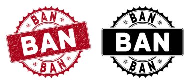 Grunge Yasaklanmış Kırmızı Damga