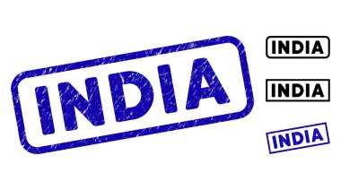 Distress India Rectangle Stamps