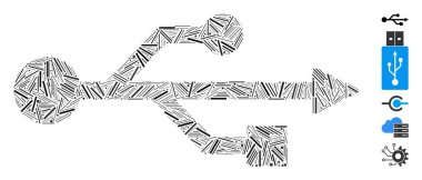 Dash Mozaik Usb Sembolü