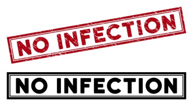 Enfeksiyon Kapmamış Dikdörtgen Çerçeve Mührü