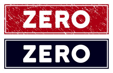 Grunge Sıfır Dikdörtgen Mühür Mührü