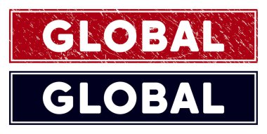 Grunge Genel Dikdörtgen Mührü