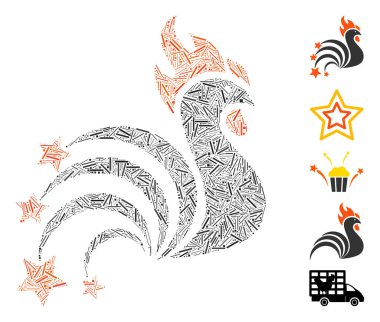 Kapak Kolajı Horoz Parıltısı