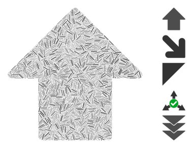 Kapak Kolajı Oku Yukarı